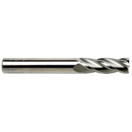 Gs Tooling 1/2" Diameter x 1/2" Shank 4-Flute Long Length Blue Series Carbide End Mills 102987